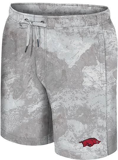 Colosseum Athletics Men's Arkansas Razorbacks Realtree Delray Amphibious Shorts 7 in