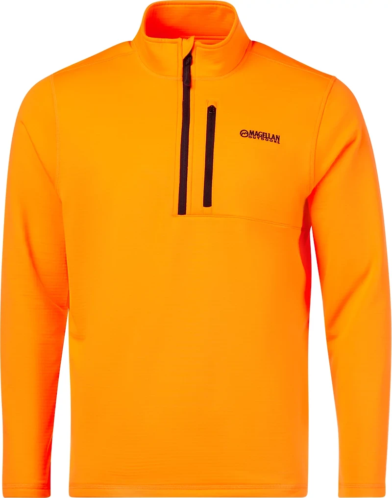 Magellan Outdoors Men's HuntGear Crockett 1/4 Zip Long Sleeve Pullover