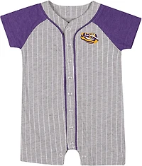 Colosseum Athletics Boys' LSU Tigers Airball Short Sleeve Romper