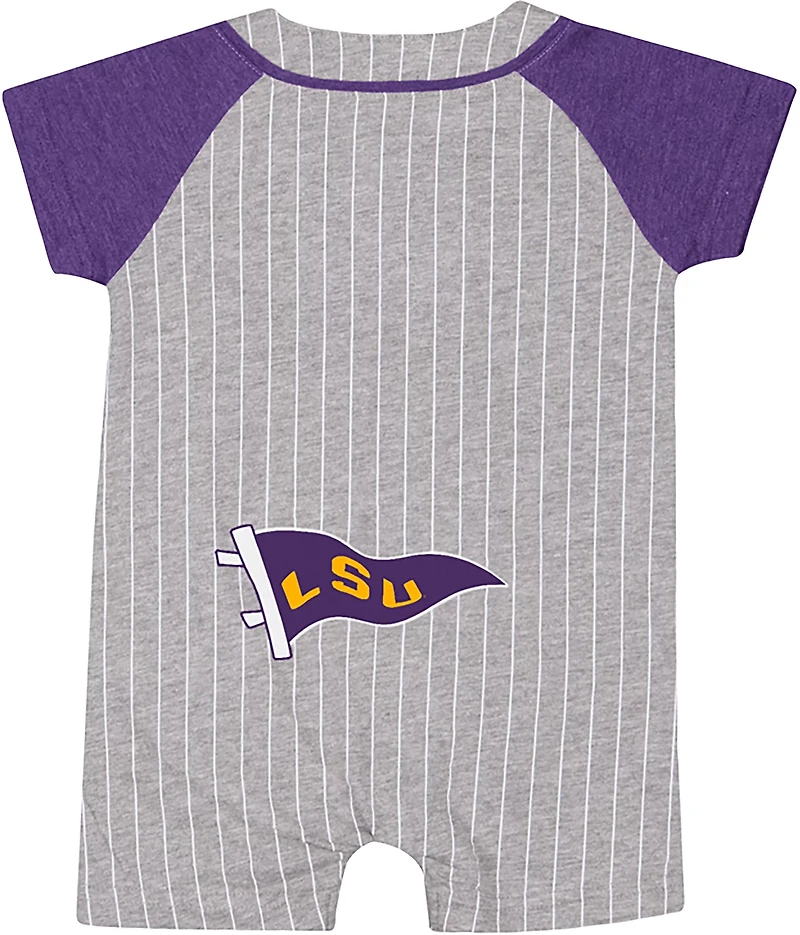 Colosseum Athletics Boys' LSU Tigers Airball Short Sleeve Romper