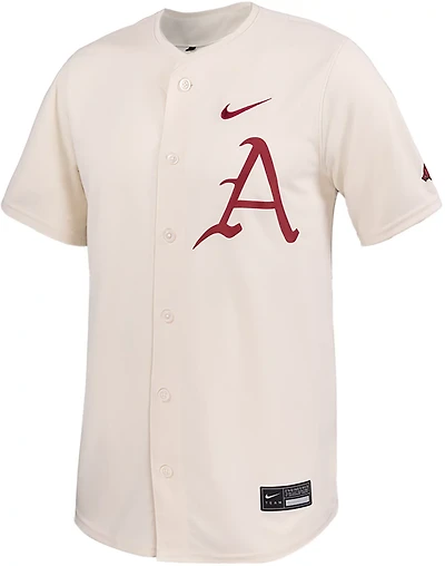 Nike Men's University of Arkansas Limited Full Button Down Jersey