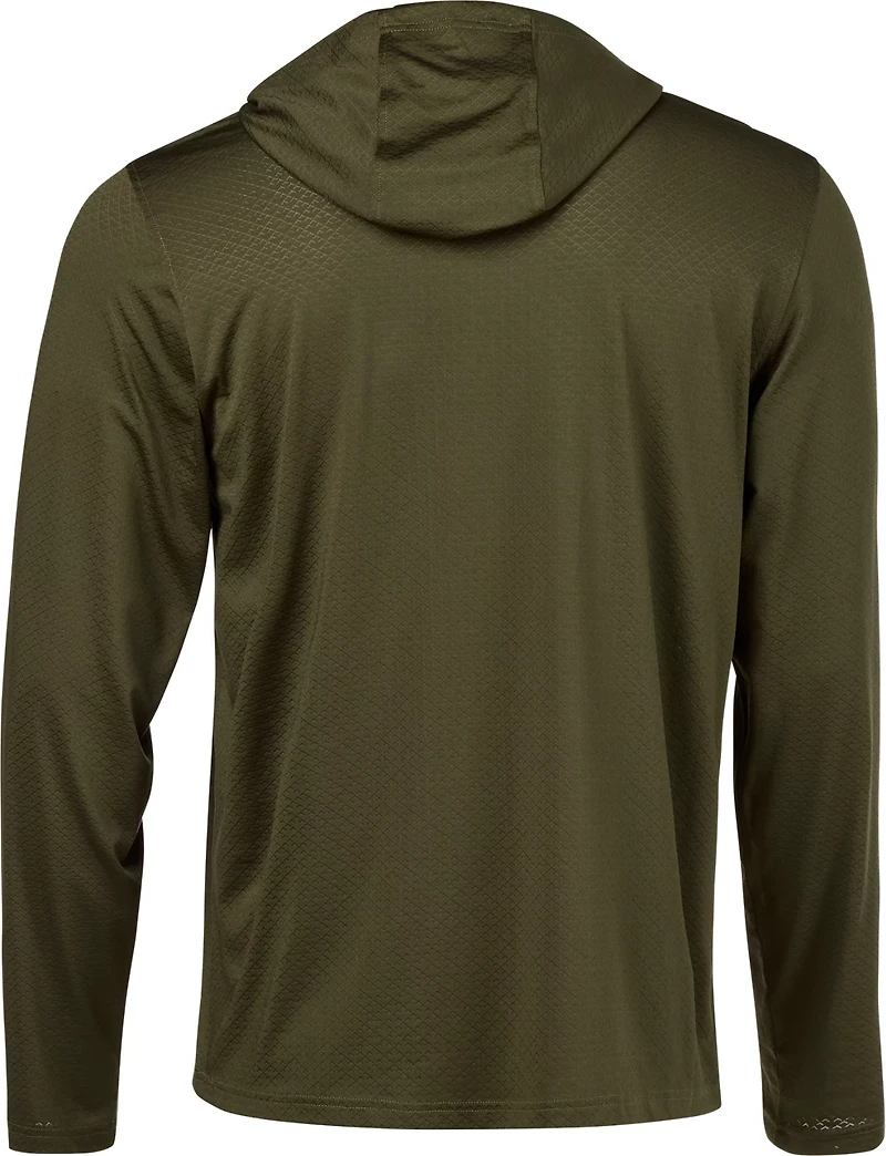 Magellan Outdoors Men's HuntGear Eagle Pass Long Sleeve Tech Mesh Hooded Shirt