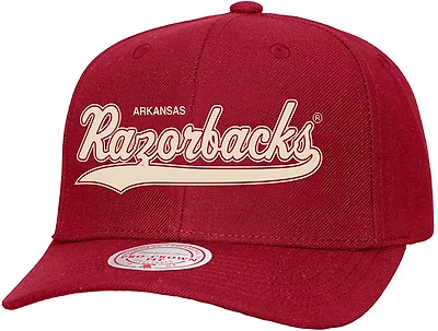 Mitchell & Ness Adults' Arkansas Razorbacks Tailsweep PC Snapback Cap