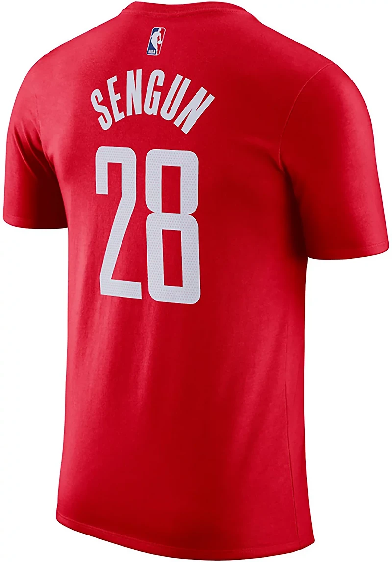 Nike Men's Houston Rockets Essential Icon N&N Sengun Short Sleeve T-shirt