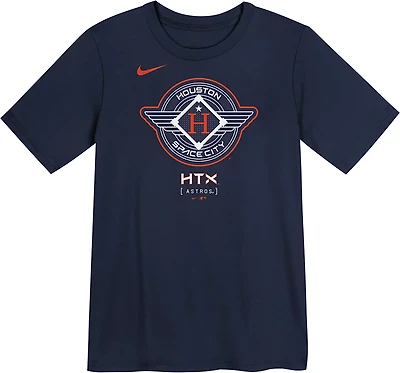 Nike Boys' 4-7 Astros City Connect Logo T-shirt