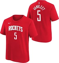 Nike Youth Houston Rockets Fred VanVleet #5 Icon Name & Number Short Sleeve T-shirt