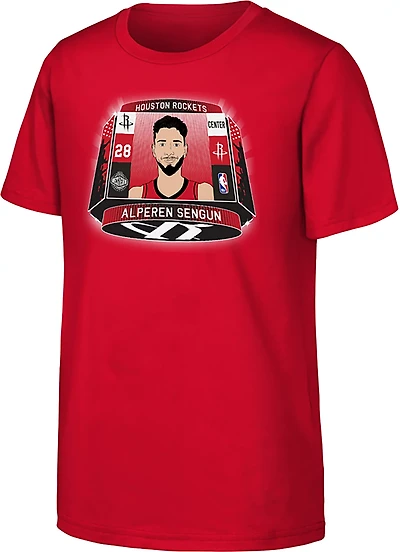 Outerstuff Youth's Houston Rockets Alperen Sungun Jumbotron Graphic T-shirt