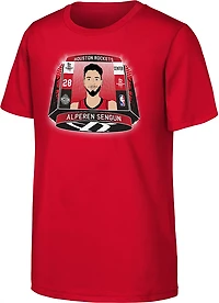 Outerstuff Youth's Houston Rockets Alperen Sungun Jumbotron Graphic T-shirt