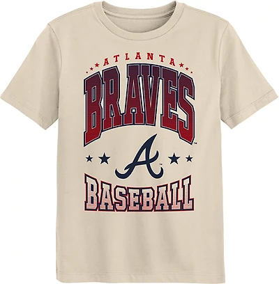 Outerstuff Boys' 4-7 Braves Batters Box T-shirt