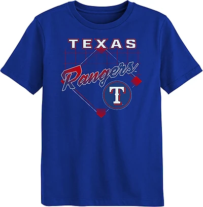 Outerstuff Boys' 4-7 Rangers Diamond Tech T-shirt