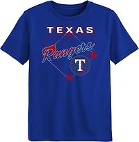 Outerstuff Boys' 4-7 Rangers Diamond Tech T-shirt