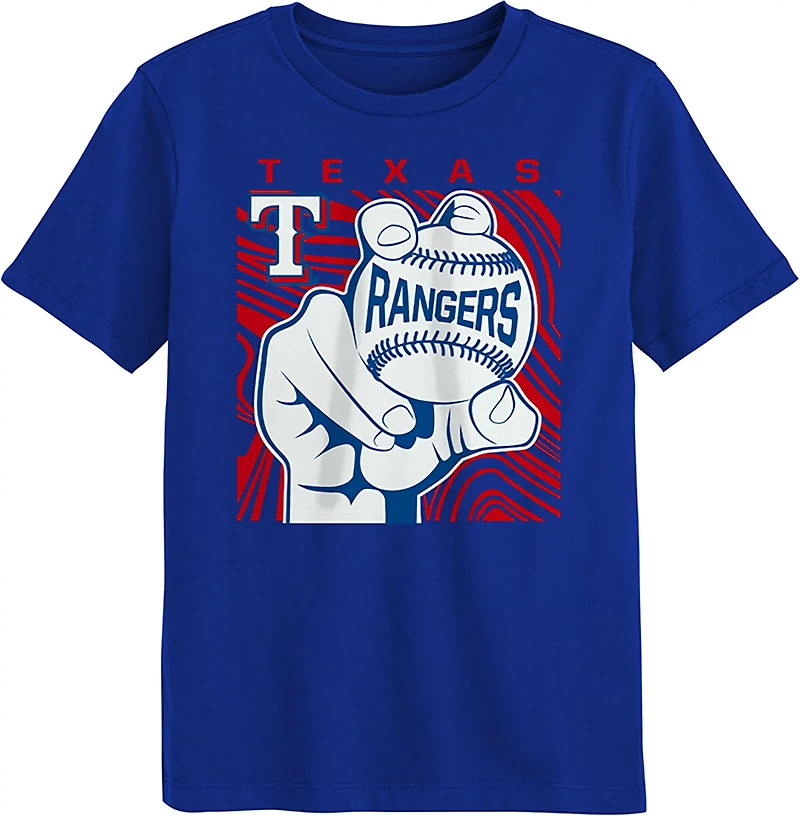 Outerstuff Boys' 4-7 Rangers Pitch Grip T-shirt