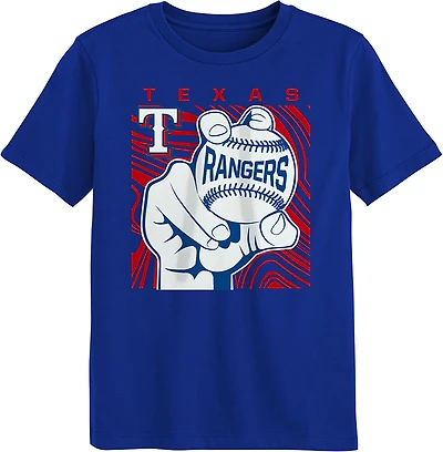Outerstuff Boys' 4-7 Rangers Pitch Grip T-shirt