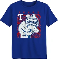 Outerstuff Boys' 4-7 Rangers Pitch Grip T-shirt