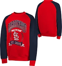 Outerstuff Boys' St. Louis Cardinals Bullpen Fleece Crew Sweatshirt