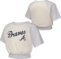 Outerstuff Girls' Braves Curve Ball Fashion T-shirt