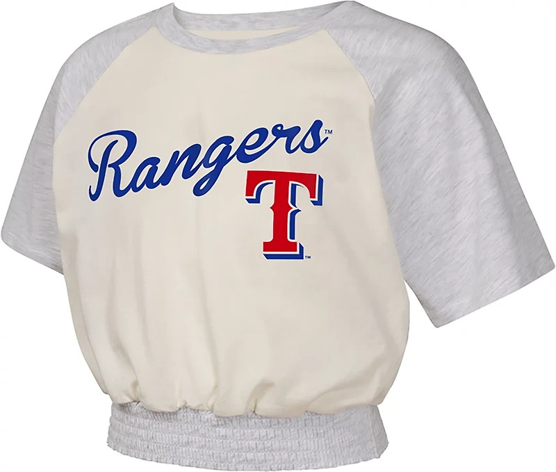 Outerstuff Girls' Rangers Curve Ball Fashion T-shirt