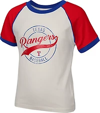 Outerstuff Girls' Texas Rangers Game Time Baseball Graphic T-shirt