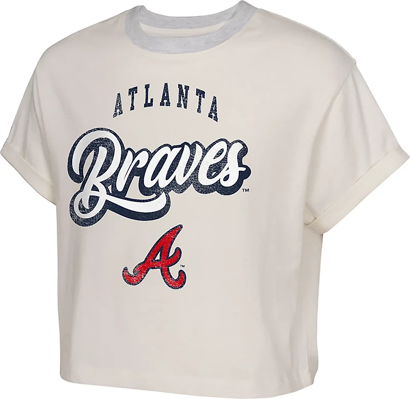 Outerstuff Girls' Braves City Pennant Fashion T-shirt