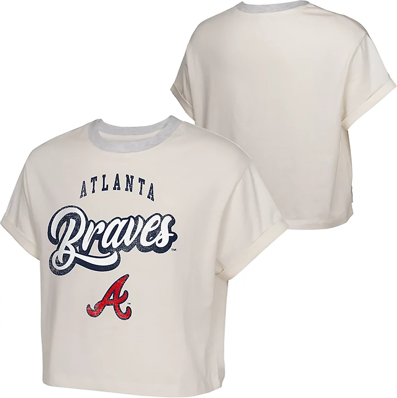 Outerstuff Girls' Braves City Pennant Fashion T-shirt