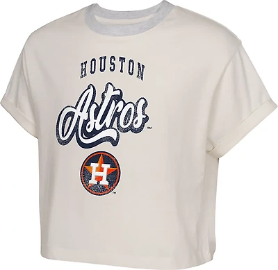 Outerstuff Girls' Astros City Pennant Fashion T-shirt
