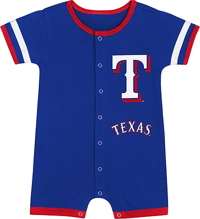 Outerstuff Infants' Texas Rangers Double Hit Short Sleeve Coverall
