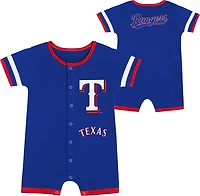 Outerstuff Infants' Texas Rangers Double Hit Short Sleeve Coverall