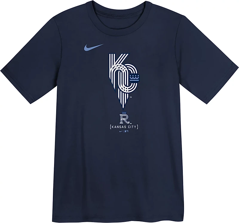 Nike Boys' 4-7 Royals City Connect Logo T-shirt