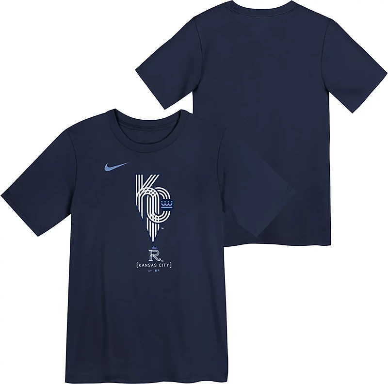Nike Boys' 4-7 Royals City Connect Logo T-shirt