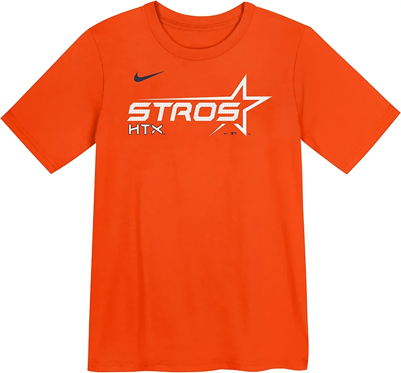 Nike Boys' 4-7 Astros City Connect Wordmark T-shirt