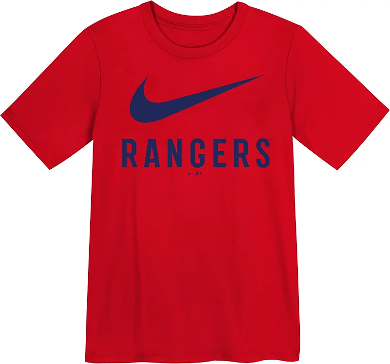 Nike Boys' 4-7 Rangers Swoosh T-shirt