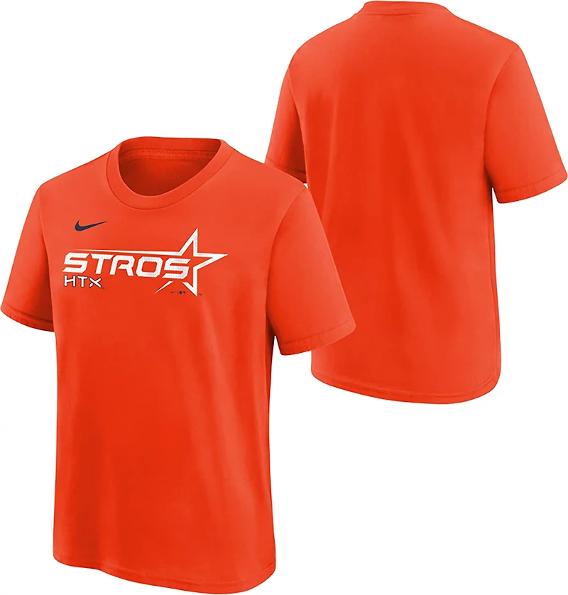 Nike Youth Astros City Connect Wordmark T-shirt