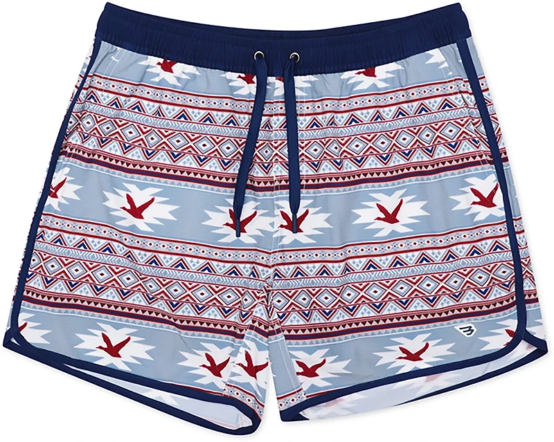BURLEBO Men's Swim Trunks 6.25