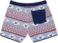 BURLEBO Men's Swim Trunks 6.25