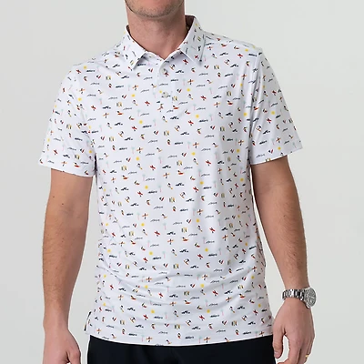 BURLEBO Boys' Performance Polo Shirt