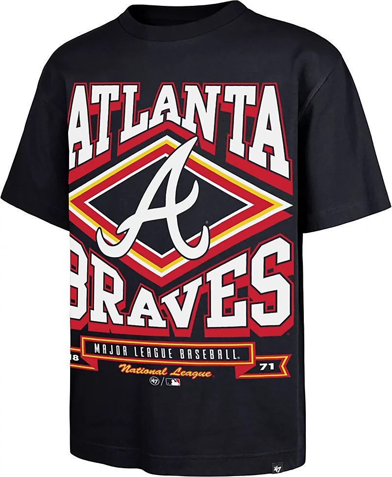 47 Men's Braves Heater Foundation Short Sleeve T-shirt