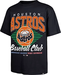 '47 Men's Houston Astros Extended Play Foundation Short Sleeve T-shirt
