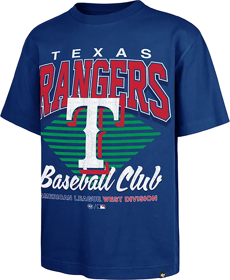 '47 Texas Rangers Men's Extended Play Foundation Short Sleeve T-shirt