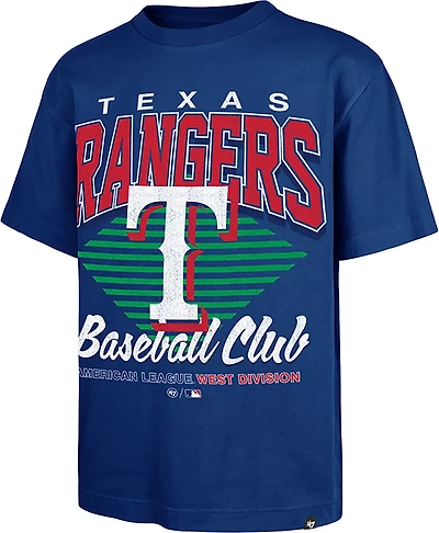 '47 Texas Rangers Men's Extended Play Foundation Short Sleeve T-shirt