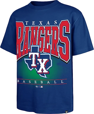 '47 Texas Rangers Men's Hot Corner Foundation Short Sleeve T-shirt