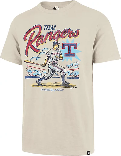47 Brand Men's Rangers Golden Age Scrum Short Sleeve T-shirt