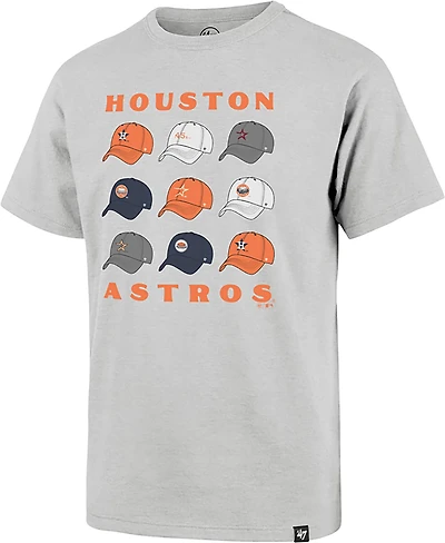 47 Brand Youth Astros Cap Off Franklin Short Sleeve T-shirt