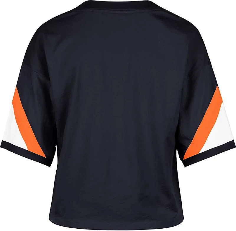 '47 Houston Astros Women's Wordmark Geo Cropped Graphic T-shirt