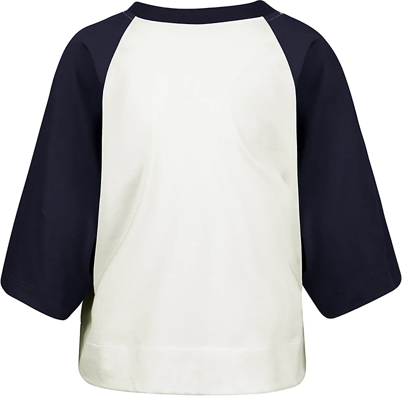 '47 Women's Astros Flare Raglan Shirt Cropped T-shirt
