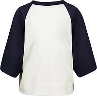 '47 Women's Astros Flare Raglan Shirt Cropped T-shirt