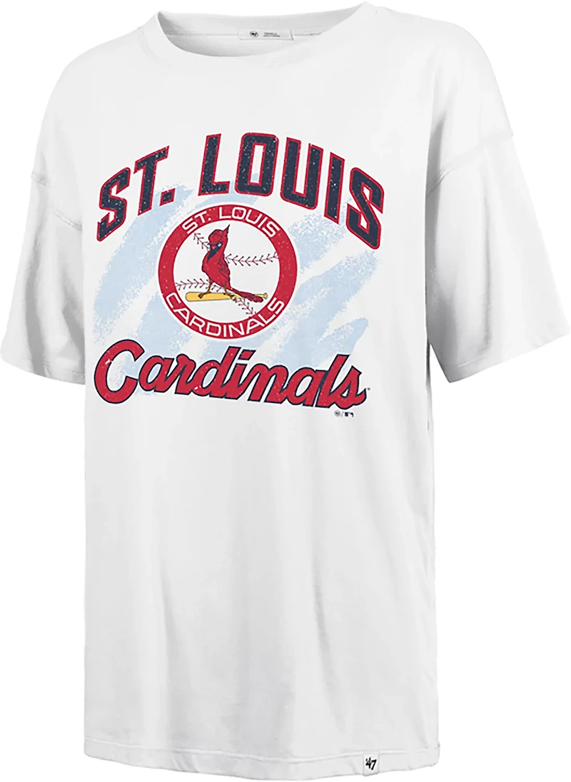 '47 Women's St. Louis Cardinals Shader Sadie Short Sleeve T-shirt