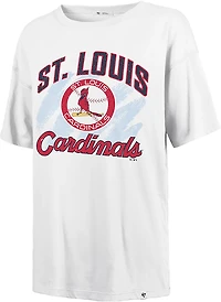 '47 Women's St. Louis Cardinals Shader Sadie Short Sleeve T-shirt