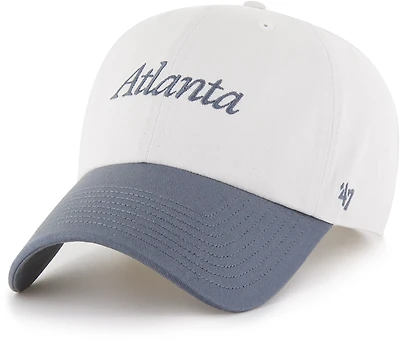 '47 Atlanta Braves Foundation Script Two-Tone Clean Up Cap