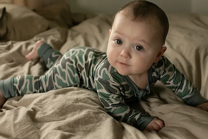 BURLEBO Infant Boys' Zip-Up Onesie