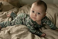 BURLEBO Infant Boys' Zip-Up Onesie